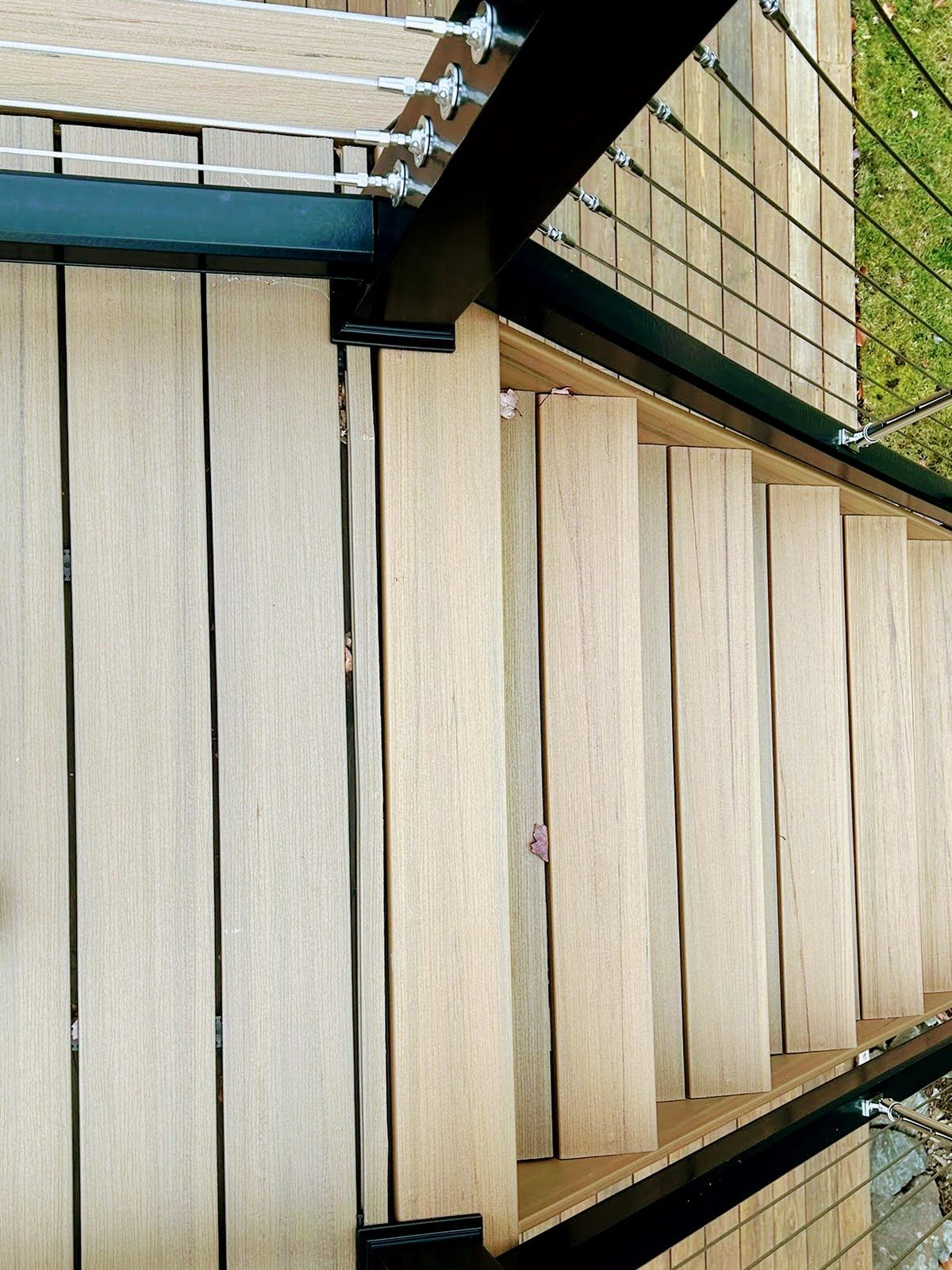 Board-and-batten siding detail on a new boathouse